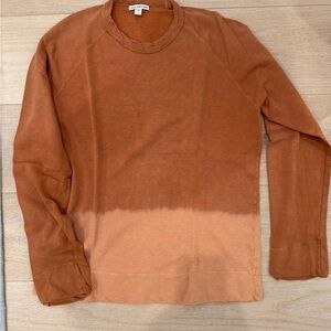 James Perse Rust Long Sleeve Shirt